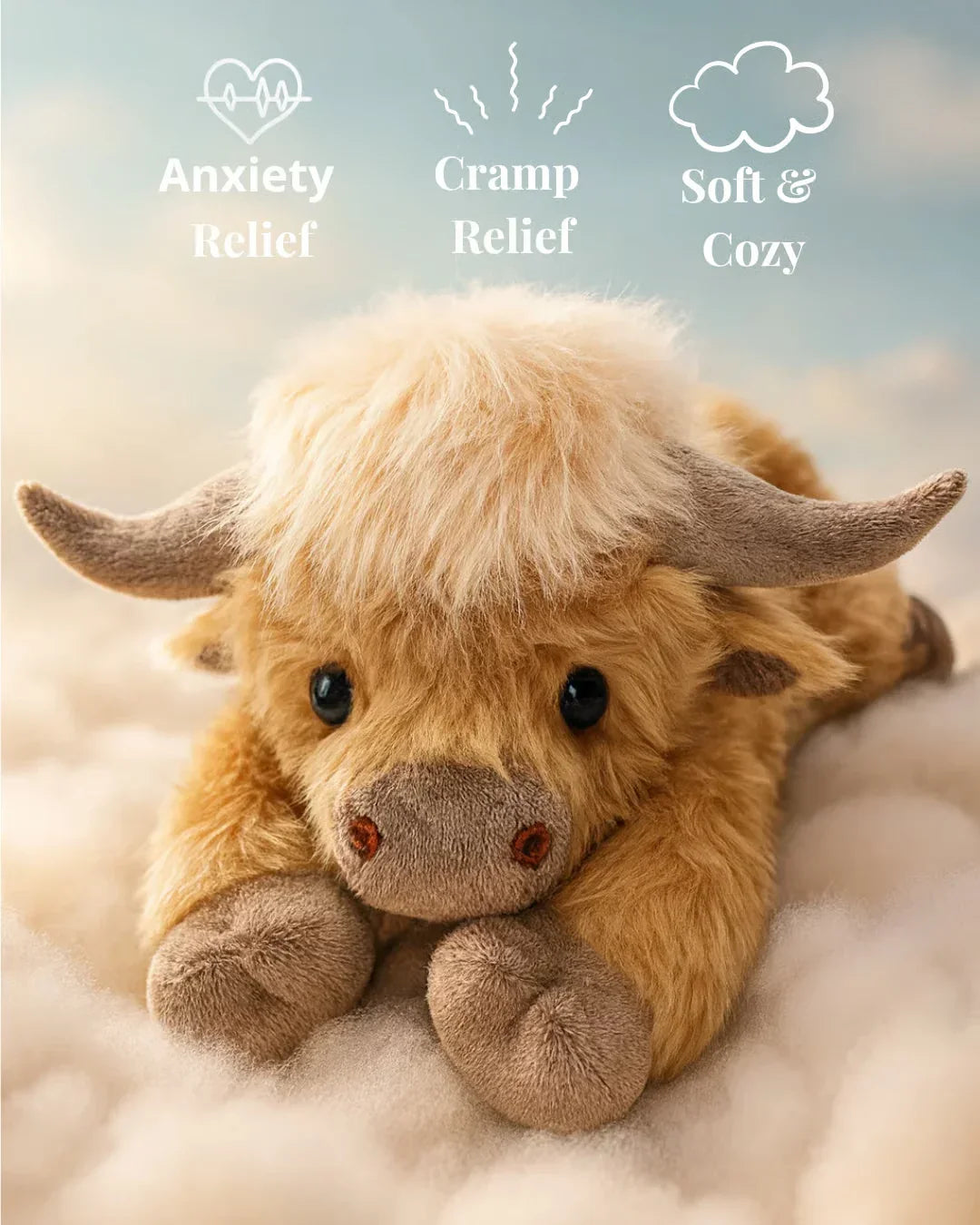 Weighted Cow Plush