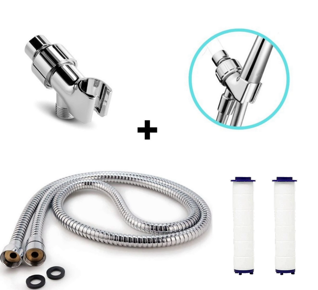 Waterfalls® Shower Holder & Hose + Filters